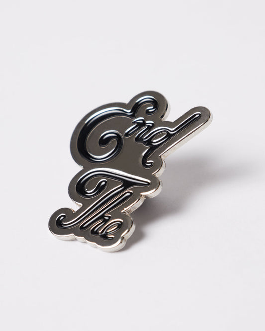 End the enamel pin